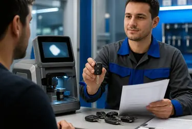 Chaveiro confeccionando chaves codificadas em Itabuna utilizando equipamentos modernos.